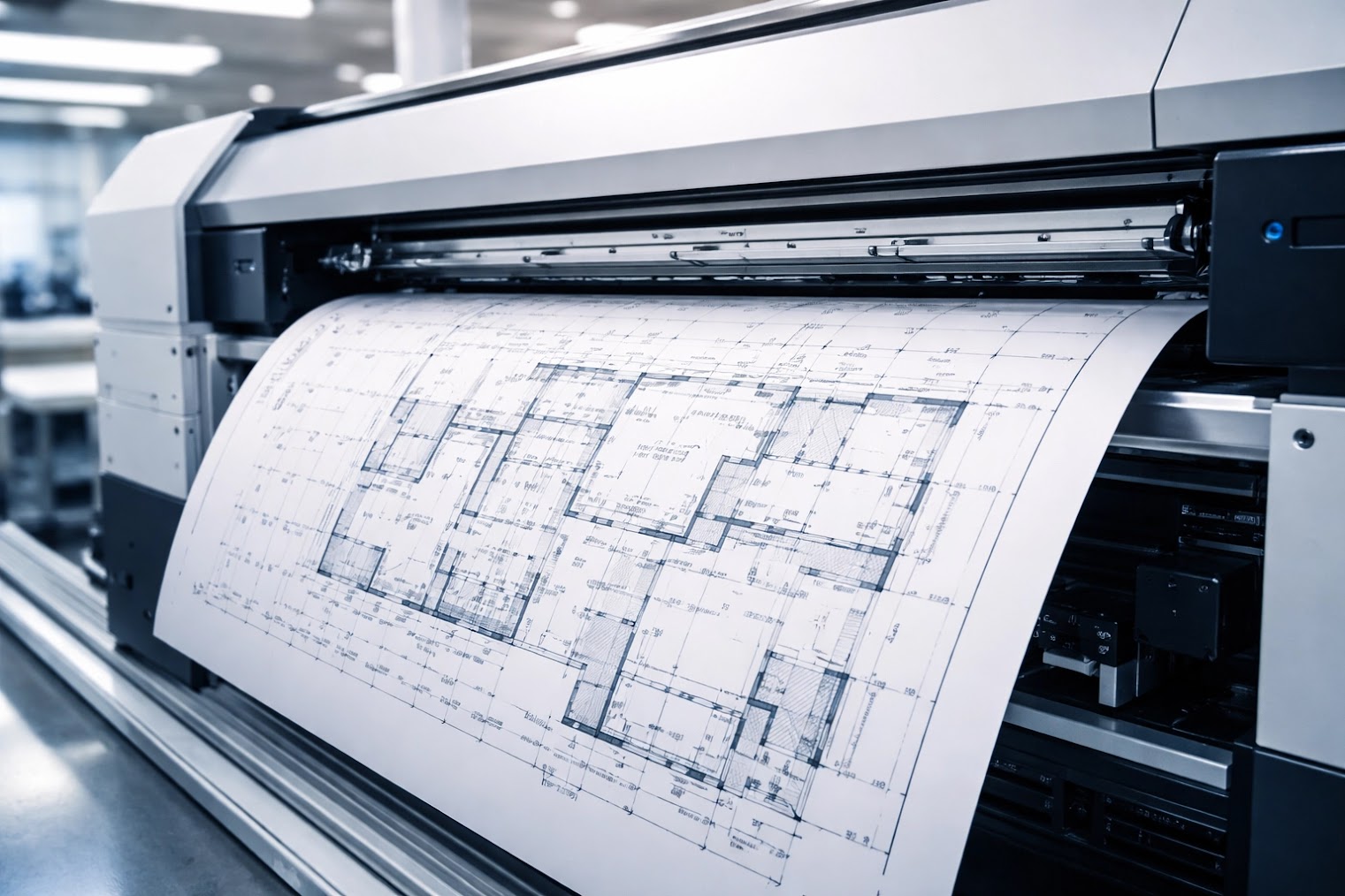 Large format blueprint printer — Printing123